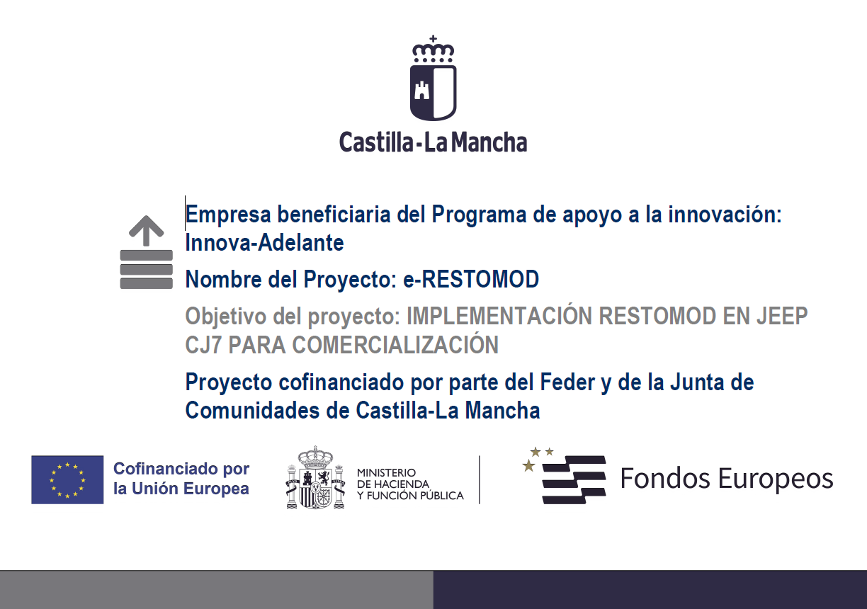 Logotipo financiación FEDER Castilla-La Mancha